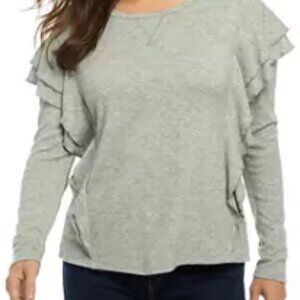American Rag Ruffle-Sleeve top